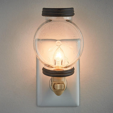 Glass Clock Night Light - Park Designs - The Fox Decor